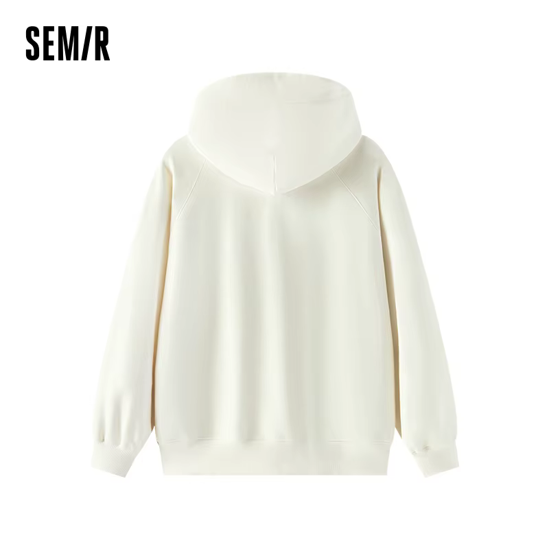 Sweat à capuche ample Semir pour femme, style décontracté et confortable, brodé, à manches raglan, i