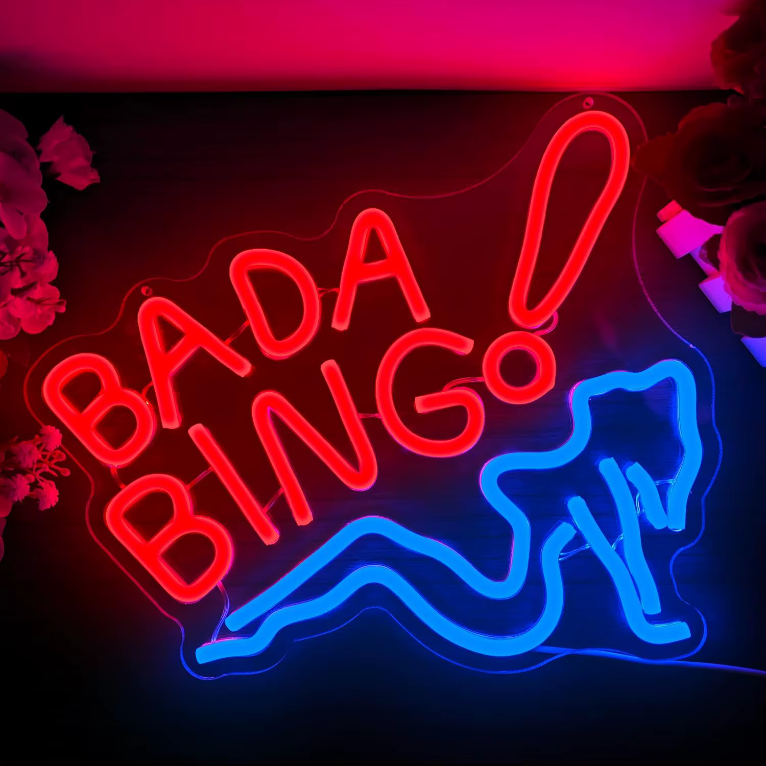 Bada Bing LED néons lumière nocturne à intensité variable pour Bar Club chambre hôtel affaires décor