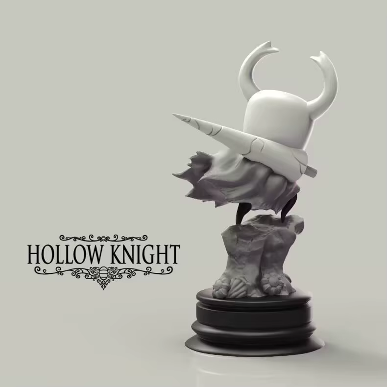 Figurine d'anime Hollow Knight Little Knight, jouet modèle fait à la main, accessoires de jeu, châss