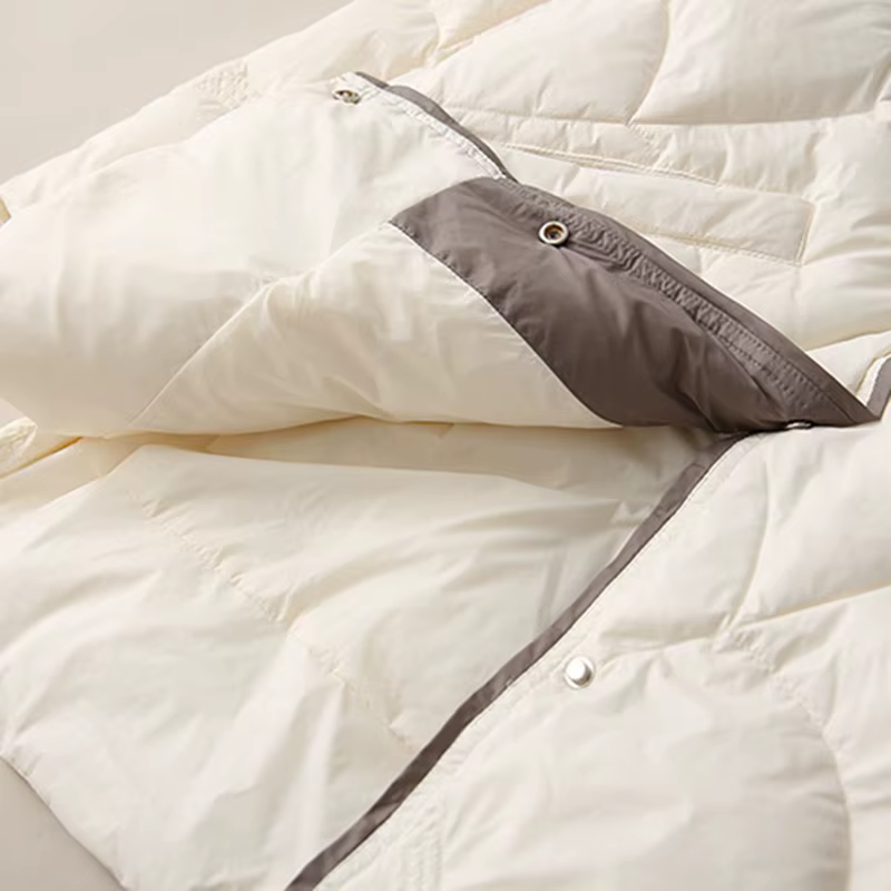 SEDUTMO-Veste Longue en Duvet de Canard pour Femme, Manteau Ultra observateur, Slim, Vintage, Décont