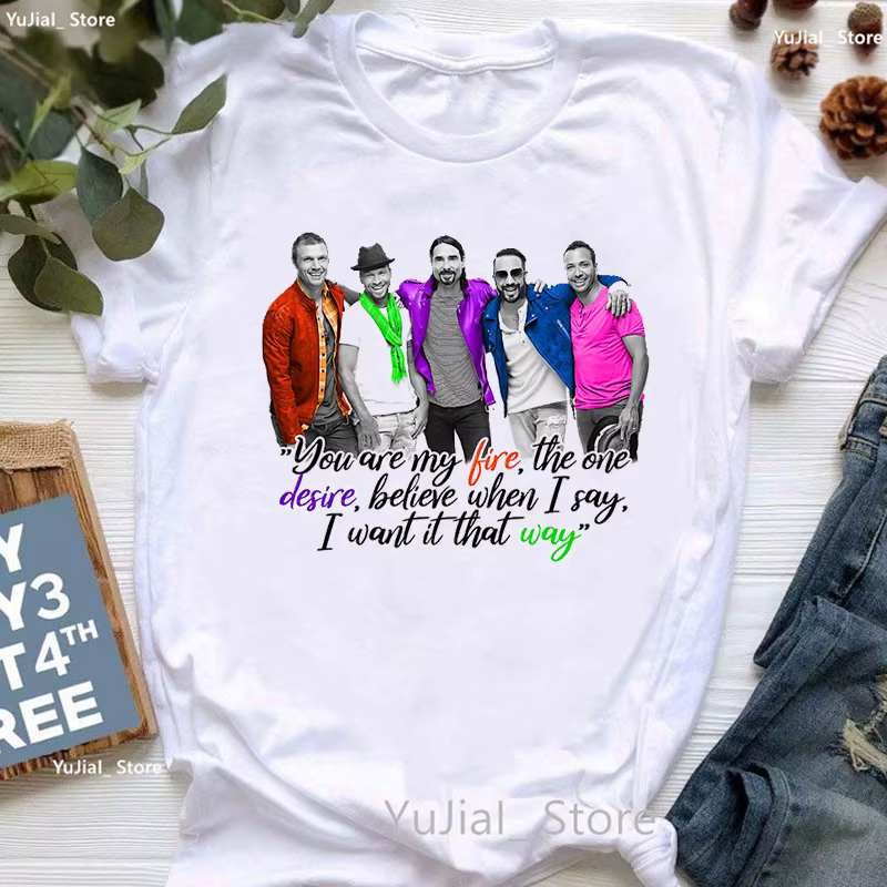 Bsb filles je ne suis pas vieux je suis Vintage graphique imprimé T-Shirt femmes vêtements 2024 Back