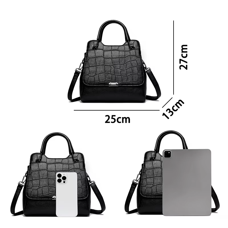 Femmes Vintage seau sac à bandoulière en cuir PU grande capacité sac à main sac à main dames mode sa