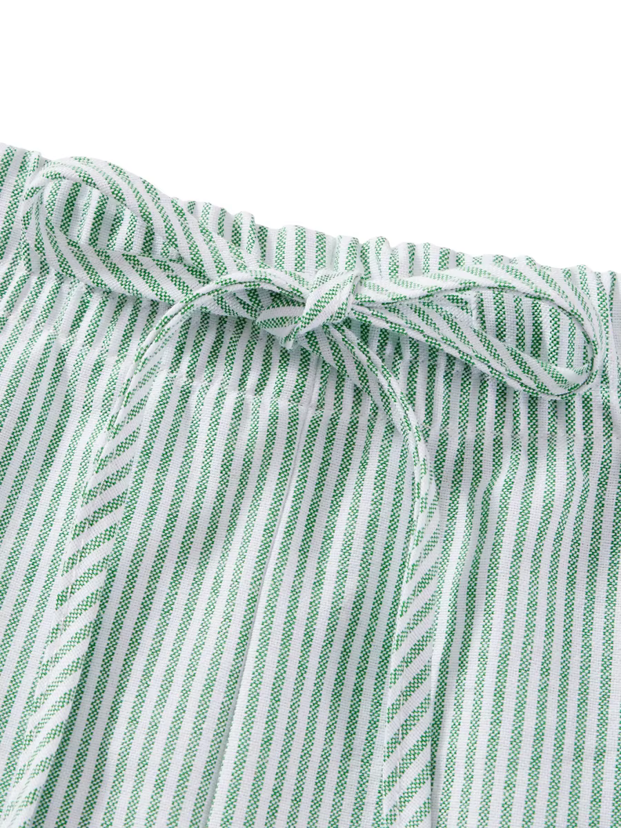 Short à rayures décontracté pour femmes, vêtements Y2K, proximité Wstring, taille élastique, coupe a