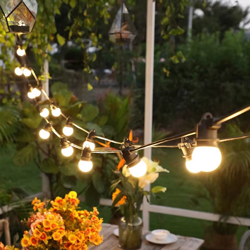 Ampoules de camping en plein air 23M G50, guirlande étanche, guirlande lumineuse LED, décoration de 