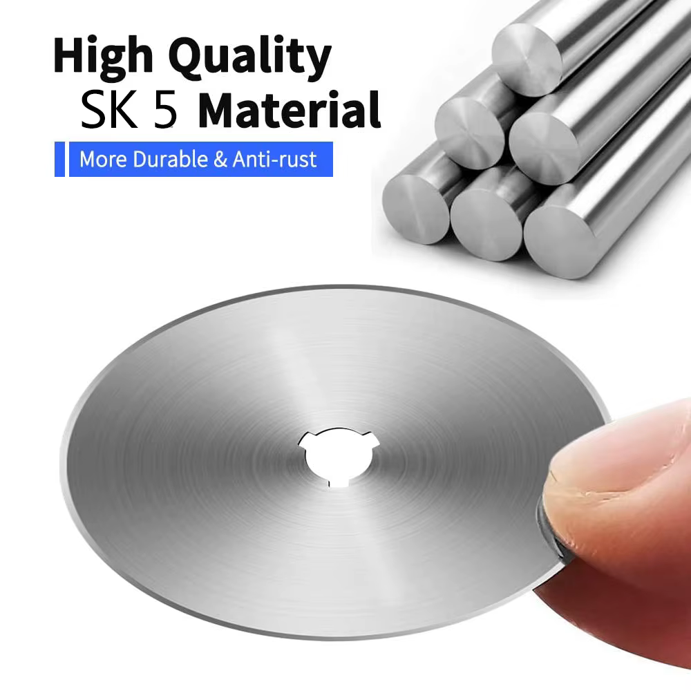 Lames de coupe rotatives SKS-5 60MM, 5 pièces, lames de coupe de rechange Premium avec netteté pour 