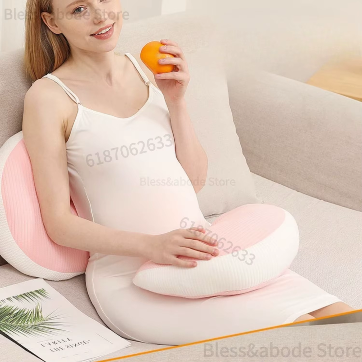 Oreiller de grossesse ergonomique pour dormeurs latéraux, coussin de soutien de grossesse, Protectio