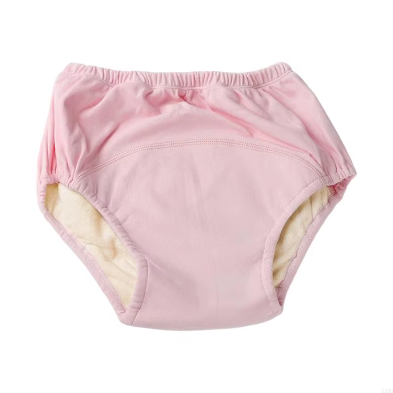 270D Pantalon couches adultes en coton lavable pour l'incontinence des sous-vêtements fuite âgés
