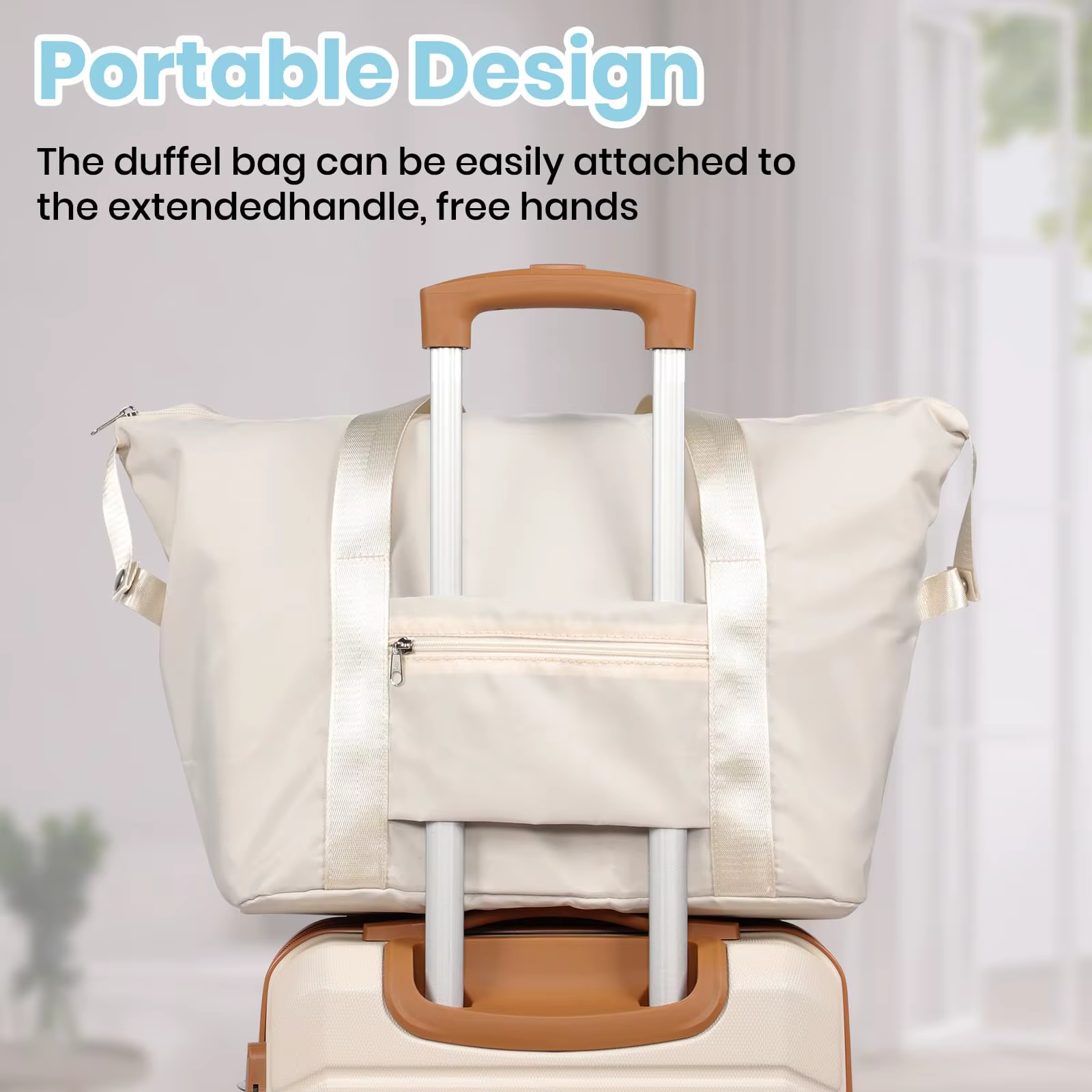 Ensembles de bagages de 5 pièces, ensemble de valises de voyage à roulettes légères coque rigide ABS