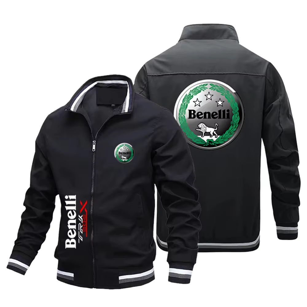 Veste coupe-vent pour homme, logo Benelli, Harajuku, sports de plein air, cyclisme, loisirs, marque 