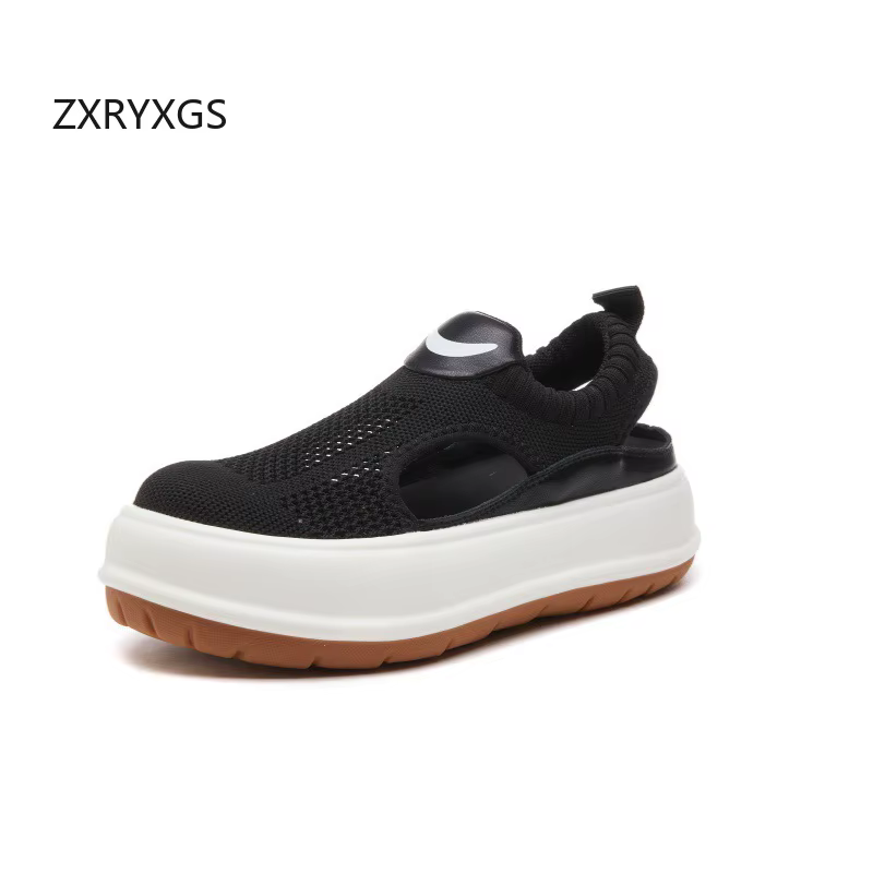 ZXRYXGS 2025 nouvelles baskets d'été sandales femmes maille chaussures décontractées respirantes pla