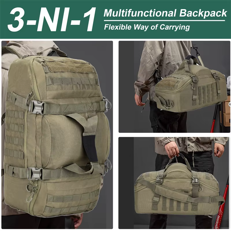 LQARMY 30L 50L 80L sac d'alpinisme en plein air sac à dos tactique Molle grand sac polochon randonné