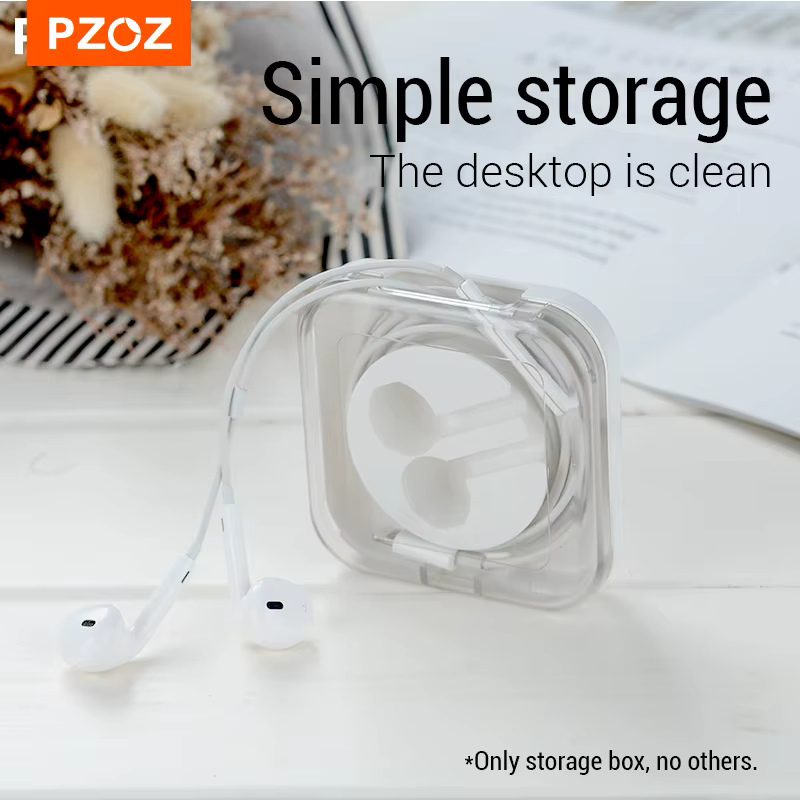 PZOZ pour écouteurs filaires Apple, gestion des câbles de type C, organisateur de câbles de bureau, 