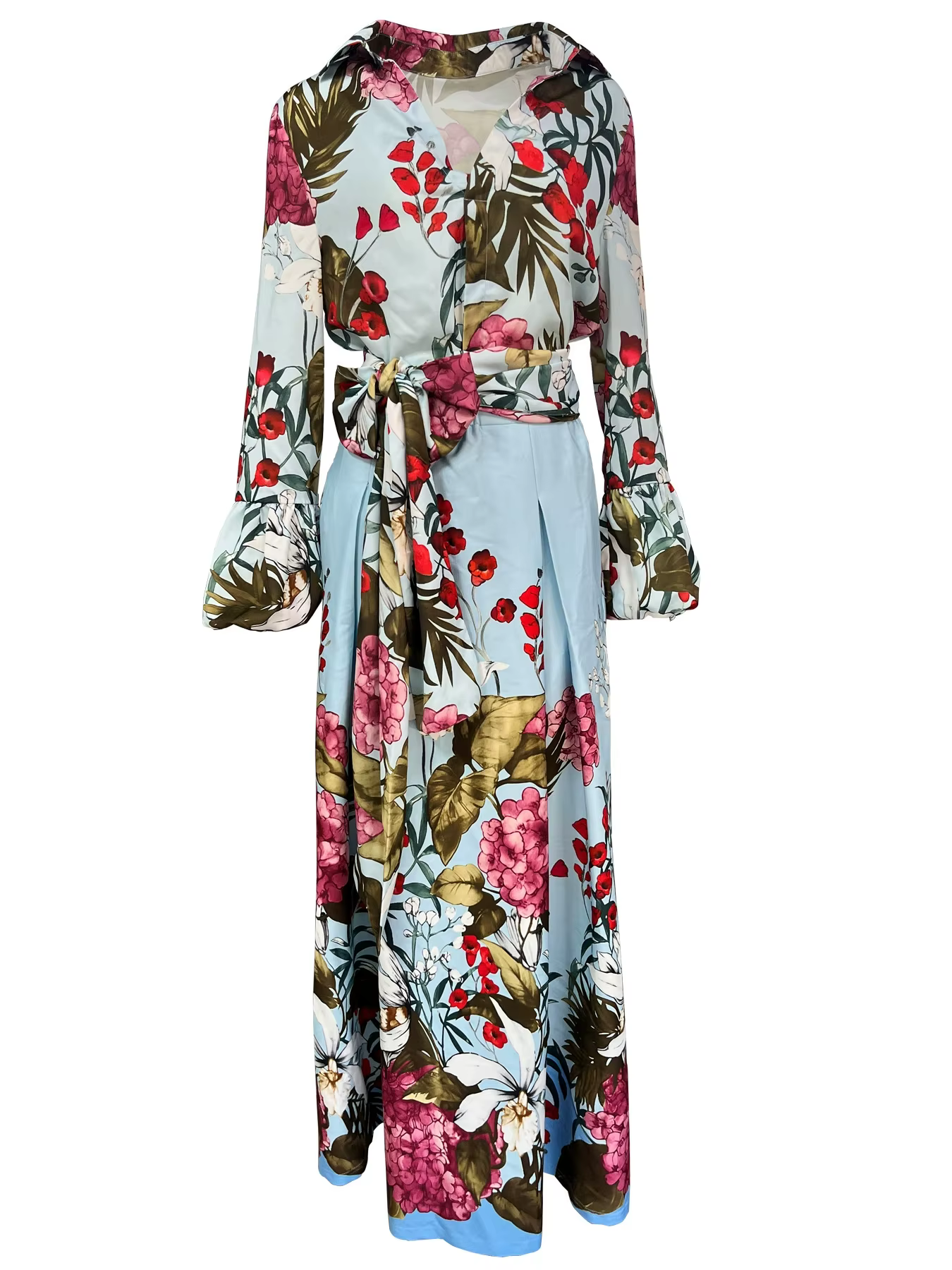 Nouveau style d'automne et d'hiver, style de vacances élégant et romantique, ensemble deux pièces de