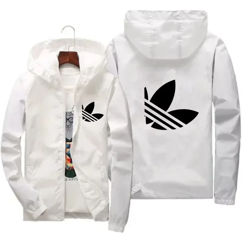 Manteau imperméable coupe-vent pour hommes, mode de rue, printemps et automne, fermeture éclair, cap