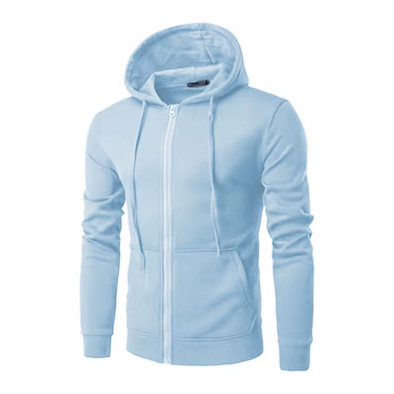 Printemps automne hommes sweats à capuche à manches longues cardigan à fermeture éclair homme/femme 