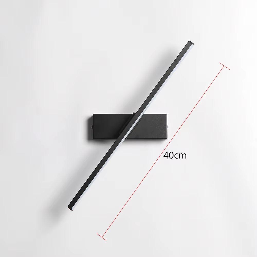 Applique murale LED d'intérieur chambre chevet applique murale 330 ° rotatif angle de lumière réglab