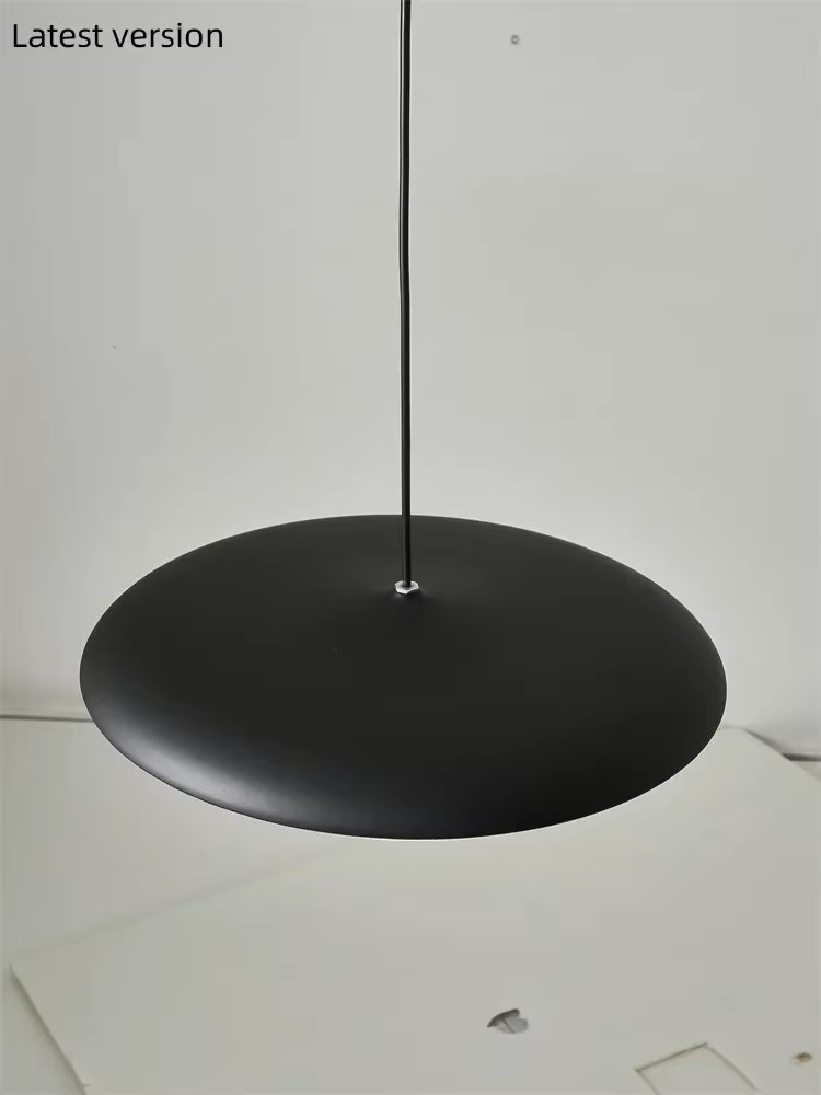 Lampe LED Suspendue en Métal UFO, Design Artistique Moderne, Suspension Ronde d'Nik, Lampe Nordique 