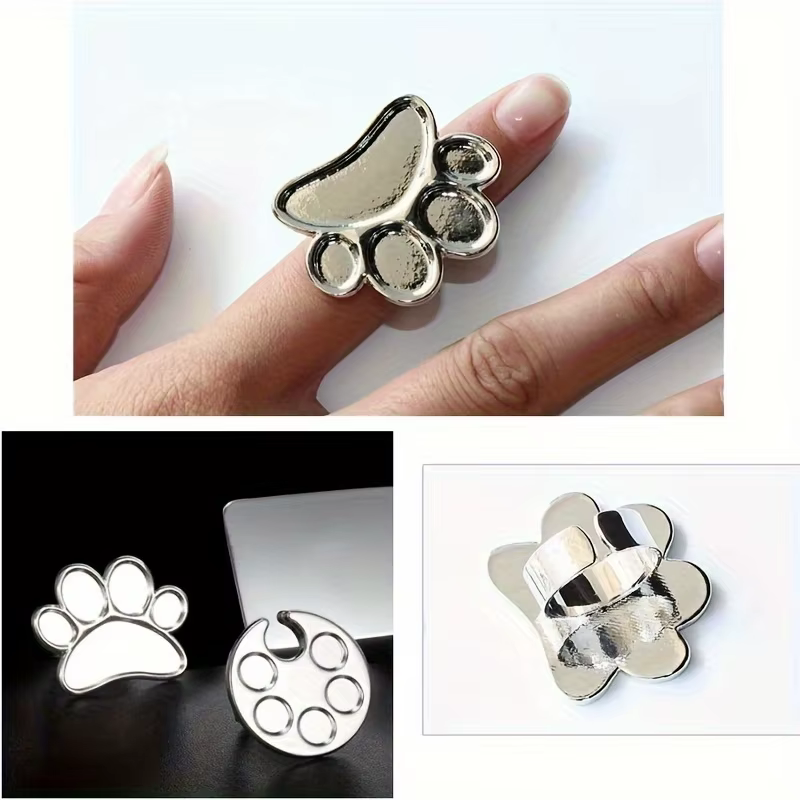 Mini anneau de mélange de Palette de couleurs pour Nail Art, conception d'empreintes mignonnes pour 