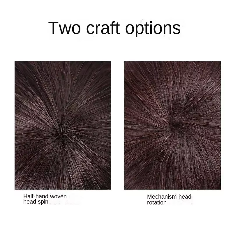 Toppers de cheveux humains de réparation de cheveux supérieurs légers, postiche naturelle, extension