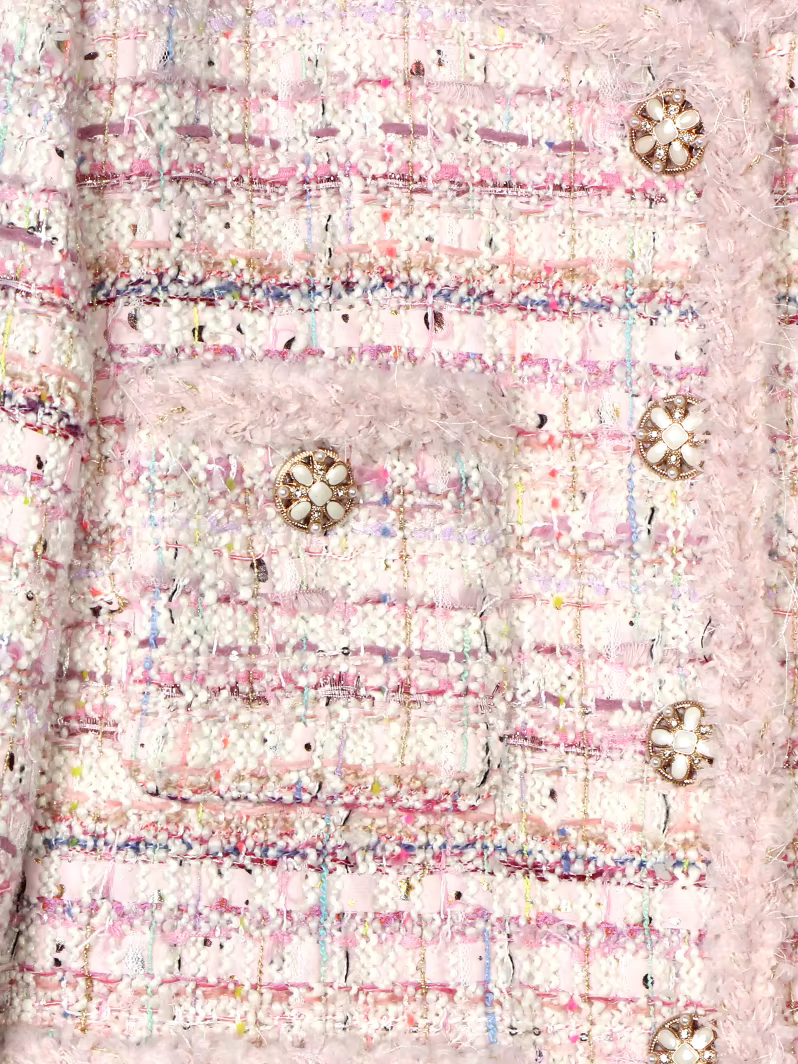 Veste tressée en Tweed romantique, nouveau Style, à la mode, élégante, de luxe, personnalisée, Socia