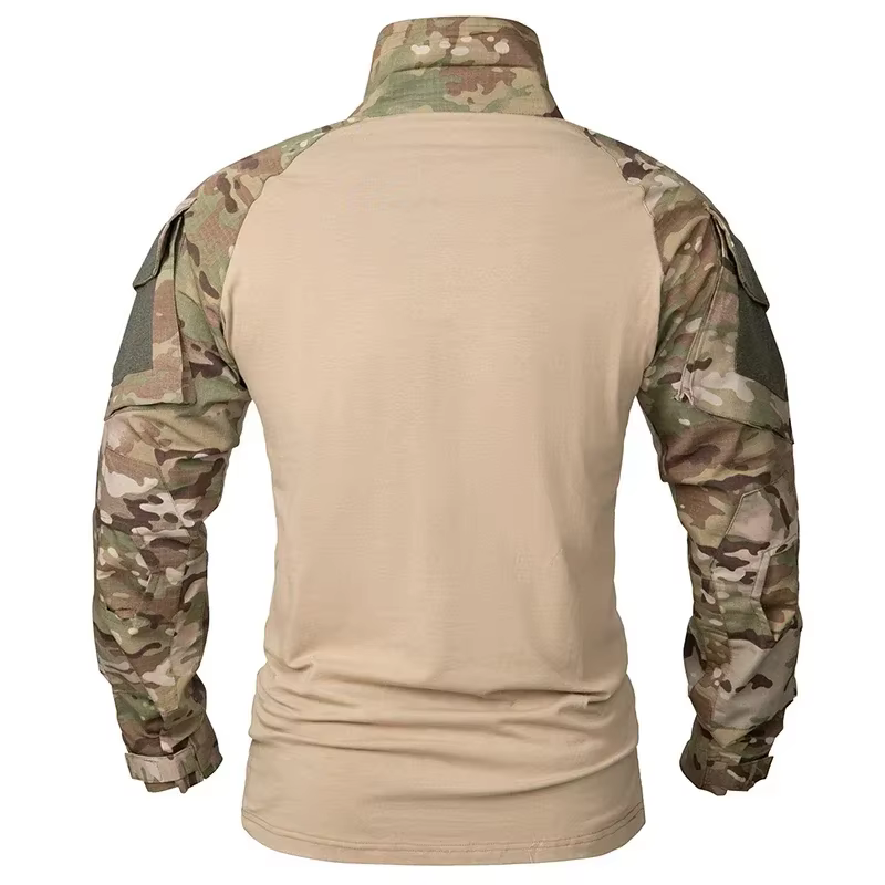 T-shirts tactiques Airsoft, chemises de Combat de l'armée, vêtements de chasse et de Paintball respi