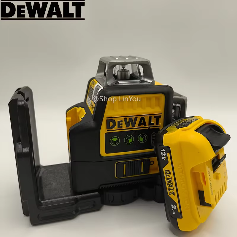 Nouveau! DEWALT DW089LG 12V Laser horizontal 12 lignes 3 axes * 360 degrés, lumière verte, auto-nive