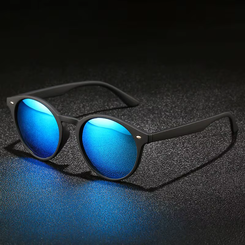 Lunettes de soleil rondes tendance pour femmes et hommes, style classique vintage, pour la conduite 