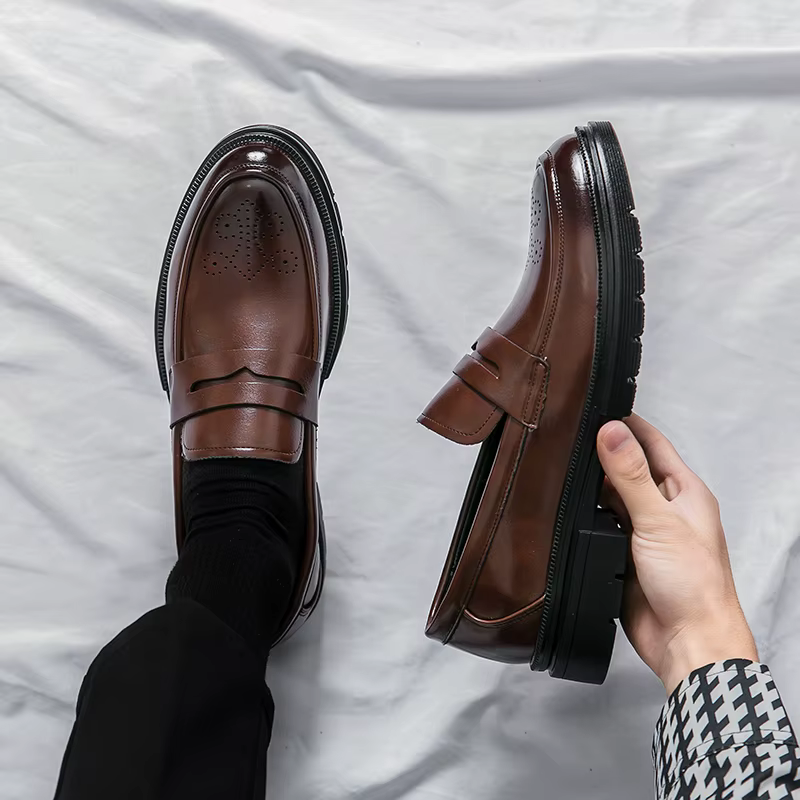 Bureau hommes chaussures habillées classique décontracté chaussures d'affaires pour hommes fête mari
