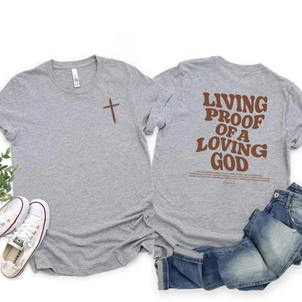 T-Shirt chrétien esthétique, vêtements chrétiens, marron, jésus, tendance, Streetwear, chemises vers