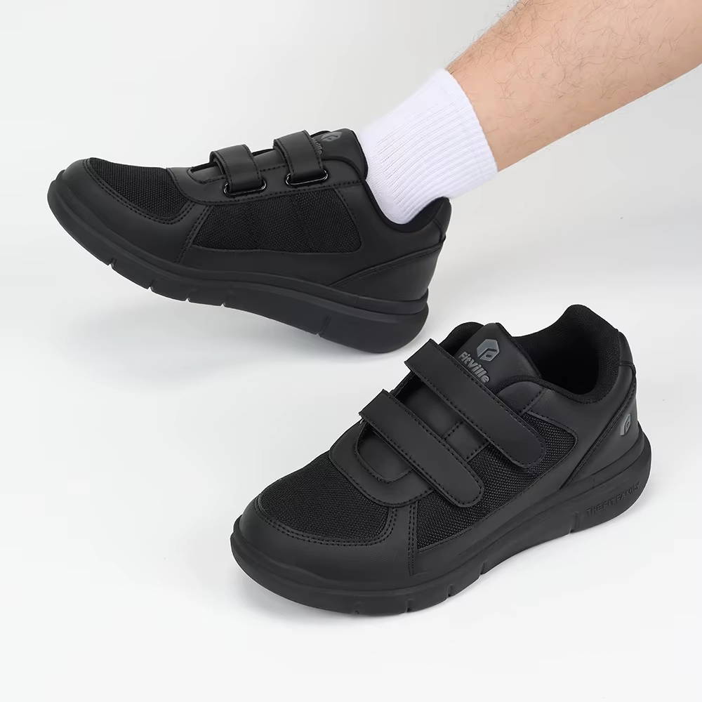 Fitville – chaussures pour diabétiques Extra larges 4E pour hommes, chaussures décontractées pour pe