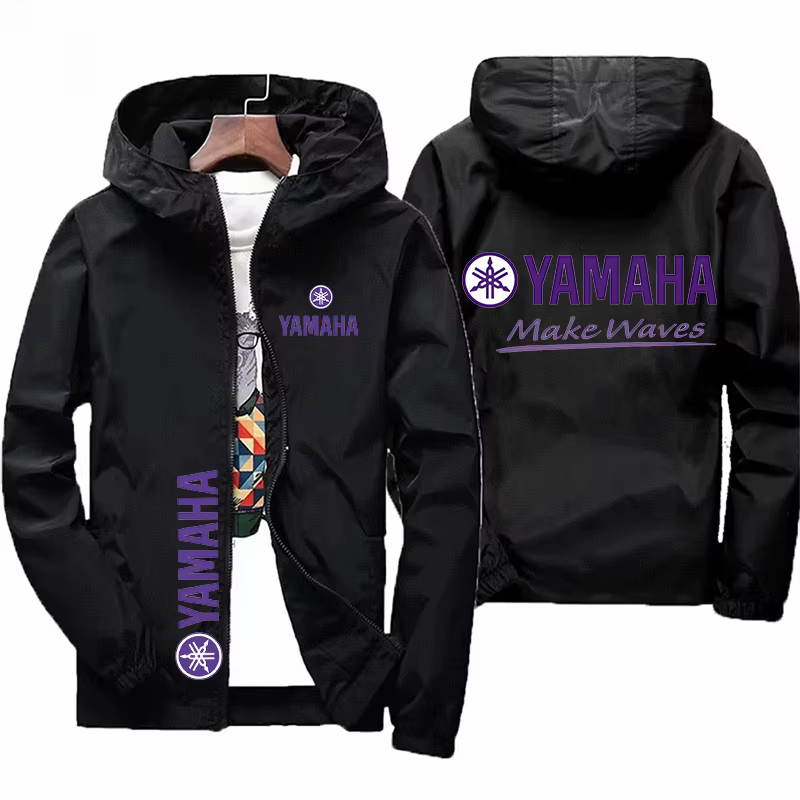 Veste coupe-vent légère Yamaha 2026, adaptée aux hommes, aux sports de plein air et aux vestes décon
