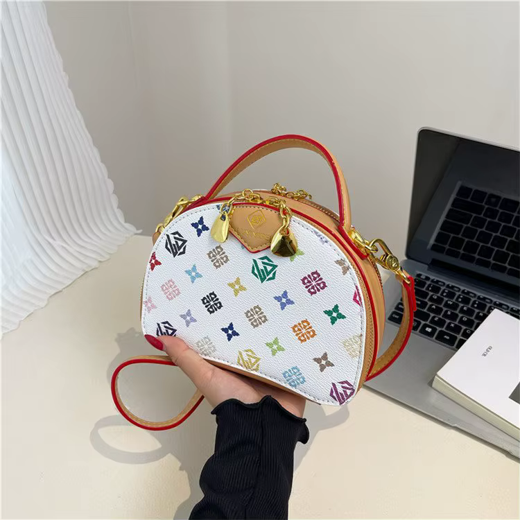 Sac à bandoulière rétro imprimé pour femme – Sac à main de haute qualité, décontracté, polyvalent, a