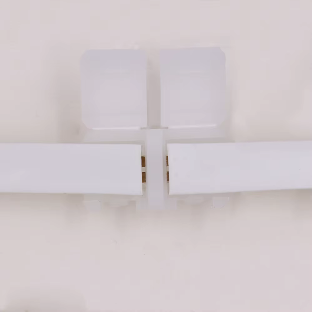 Connecteur à 2 broches en forme de I, bande LED COB FOB, connecteur central pour 220V 110V 288 diode