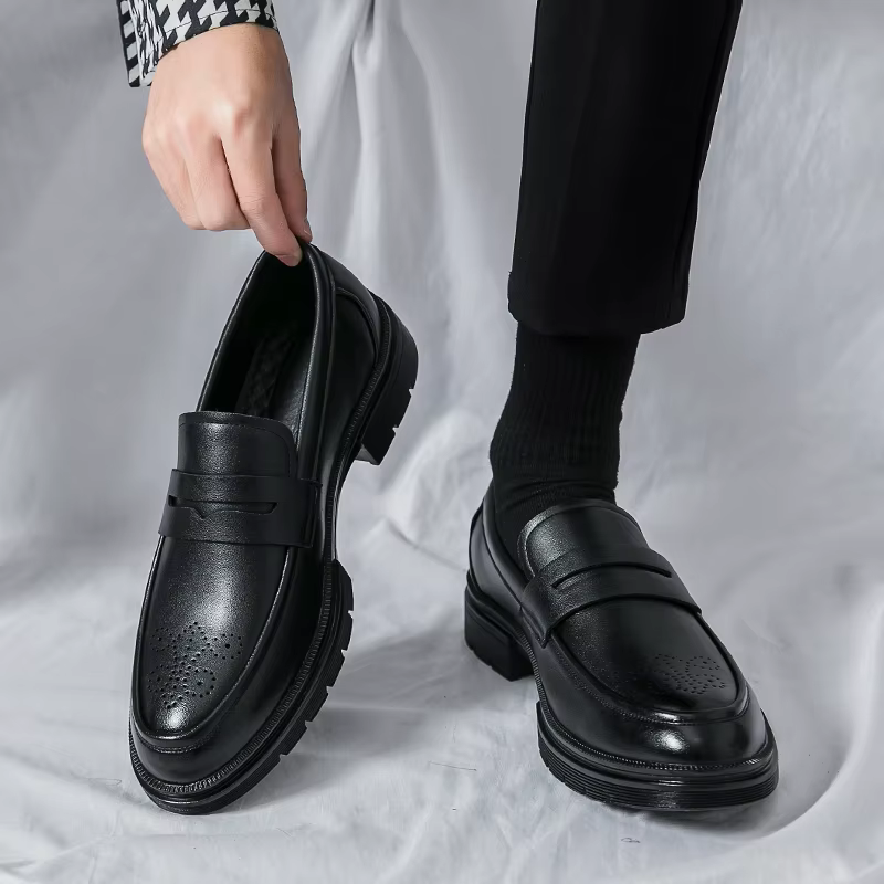 Bureau hommes chaussures habillées classique décontracté chaussures d'affaires pour hommes fête mari