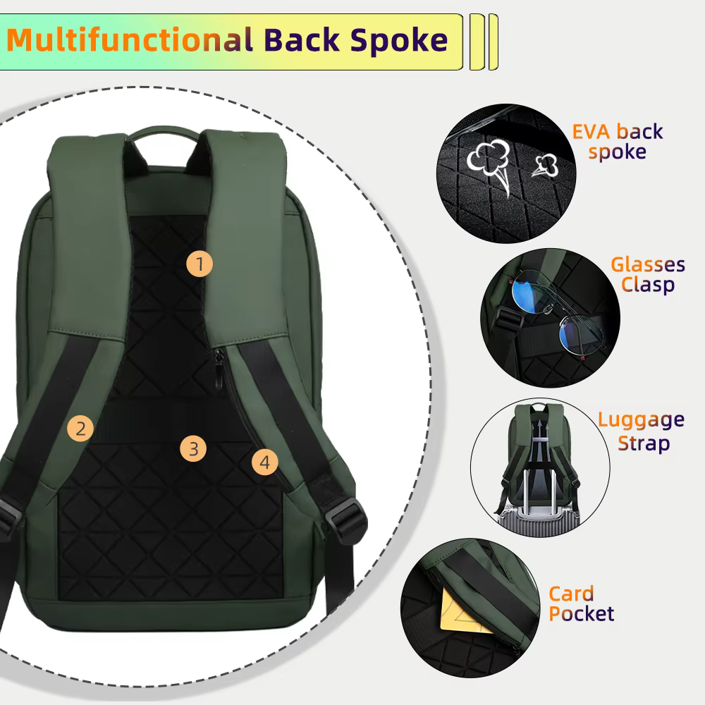 Sac à dos Heroic Knight pour hommes, sac à dos d'affaires mince pour tablette, sac à dos de voyage l