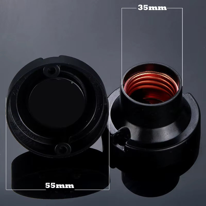 E27 vis ronde Conversion plat support de lampe à LED 6A bricolage bureau petite vis LED tête d'éclai