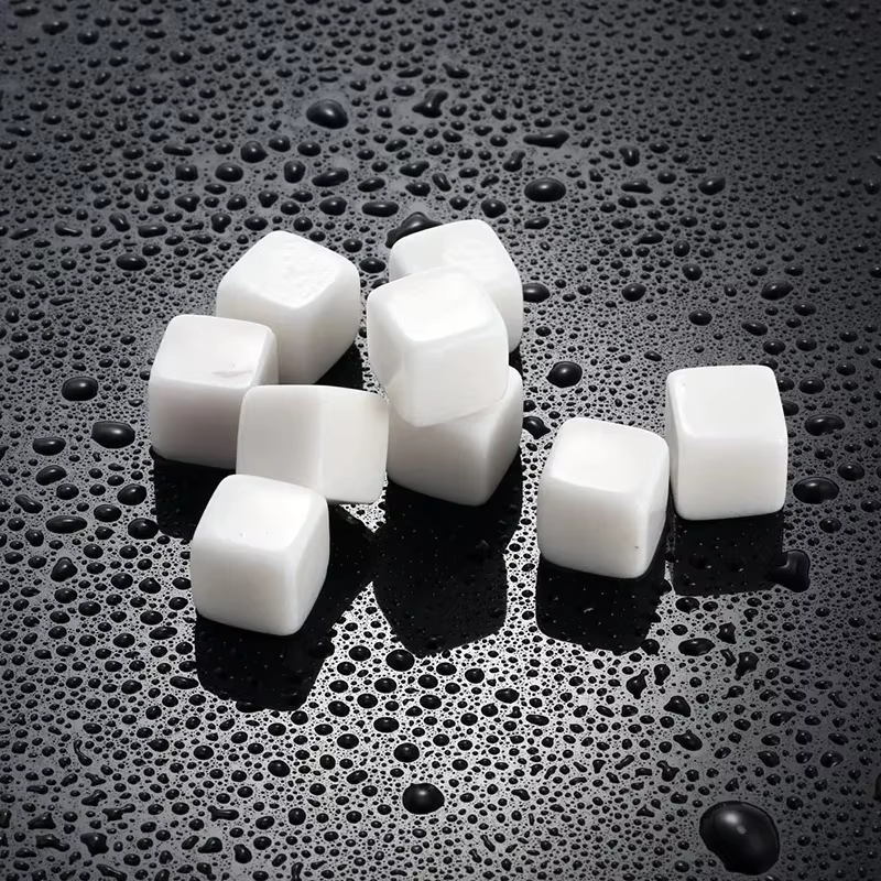 6 pièces pierres à Whisky soufflant glaçon refroidisseur réutilisable Whisky glace pierre Whisky roc