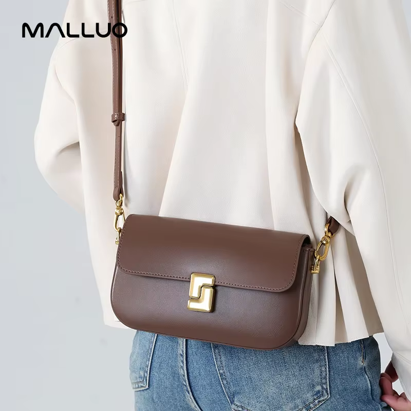 Sac à bandoulière en croûte de cuir pour femmes, petits sacs carrés de marque tendance, sac à main d