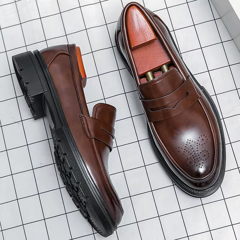Bureau hommes chaussures habillées classique décontracté chaussures d'affaires pour hommes fête mari