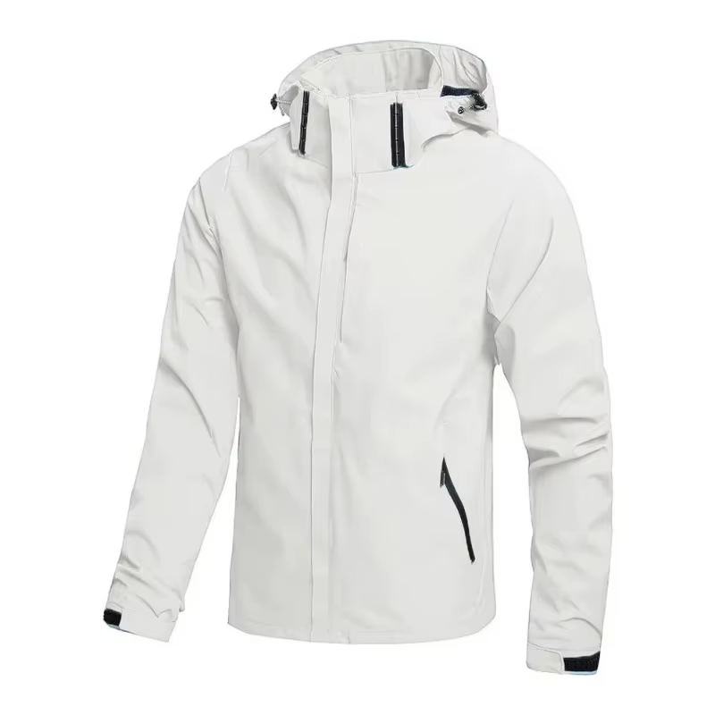 Manteau imperméable imperméable d'extérieur pour hommes imperméable léger avec capuche streetwear ra
