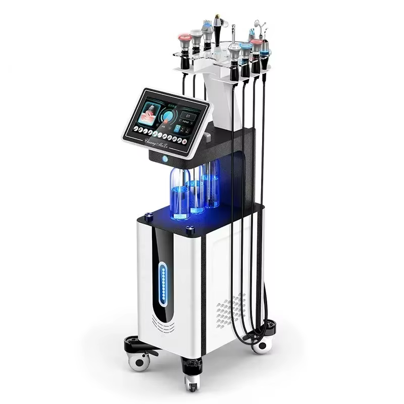 Machine de soins de la peau multifonction, oxygène Hydra Dermabrasion, Lifting du visage, nettoyage 