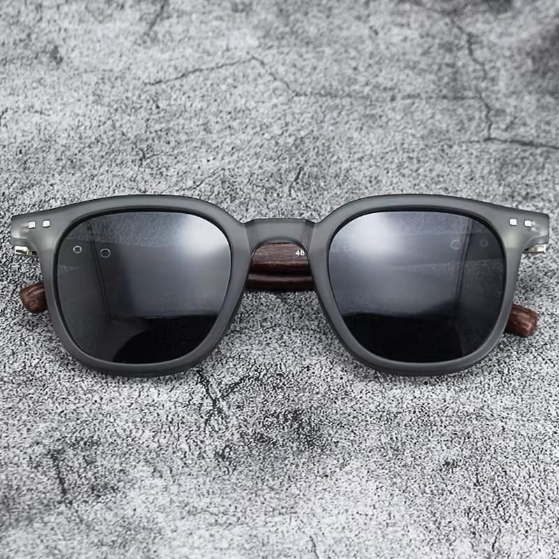 Nouvelles lunettes de soleil vintage pour hommes, monture PC, verres classiques de marque, verres tr