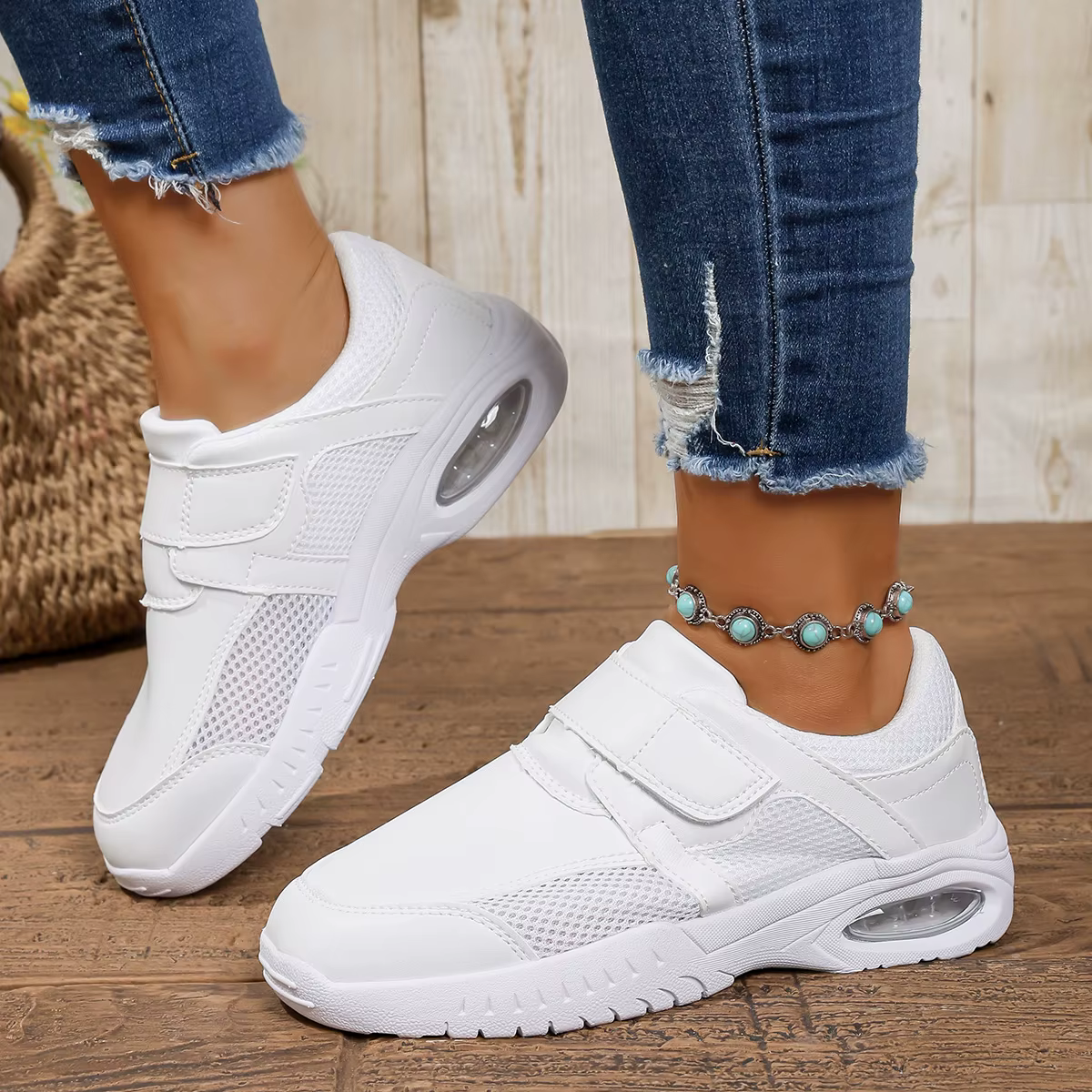 Chaussures d'allaitement blanches pures pour médecins, infirmières, travail d'hôpital, baskets en cu