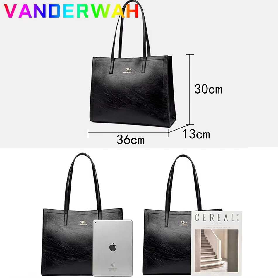 Sac à main Vintage en cuir Pu, fourre-tout de grande capacité, sacs à bandoulière à la mode, sacs à 