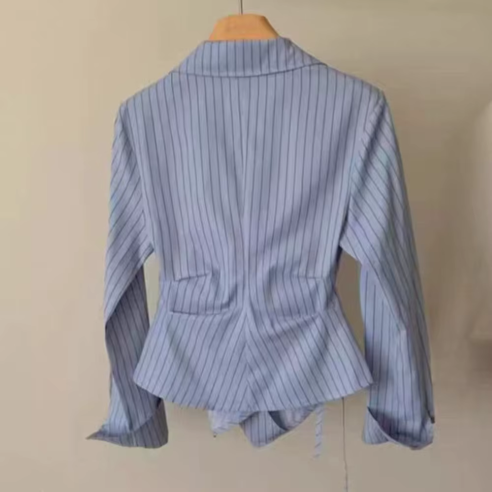 Printemps automne décontracté chemise rayée femmes chemises mode femme à manches longues mince Blous