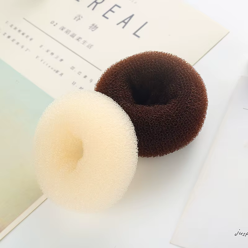 Grand chignon de cheveux de 14CM, beignets de princesse, couvre-chef en boulette de viande, accessoi