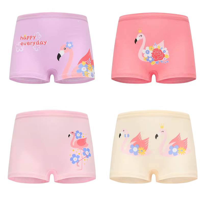 1/4/8/12 pièces enfants filles culottes ensembles coton joli mignon dessin animé licorne imprimer en