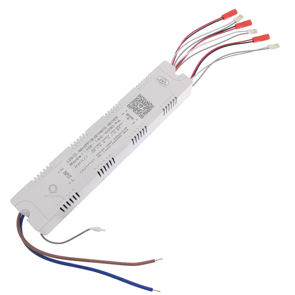 Pilote de gradation intelligent avec télécommande RF, AC220V, 2.4G, 18-40W, 36-50W, 40-60W, 50-72W,