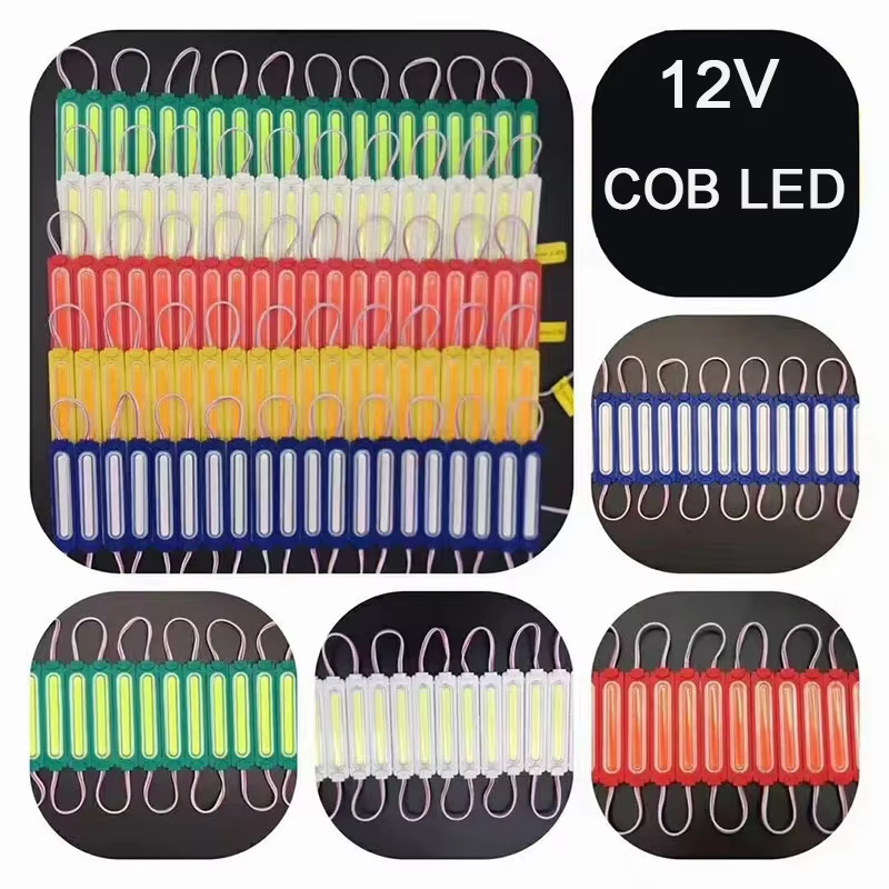 Module lumineux LED COB Super lumineux, 12V, IP65, rétro-éclairage étanche pour panneau de magasin, 