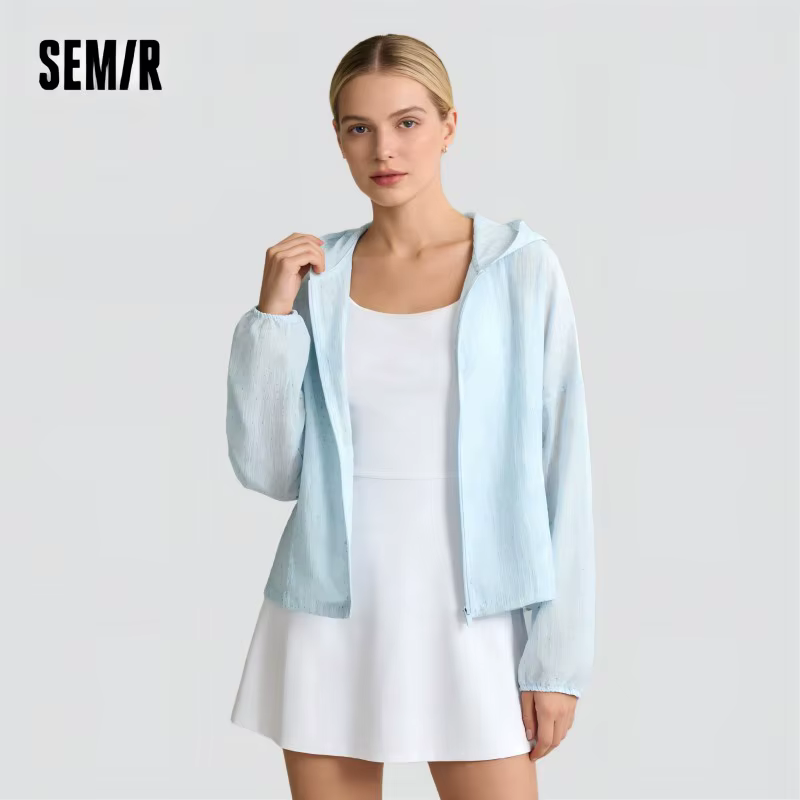 Veste Semir pour femme, imprimé floral, style girly, nouvelle collection été 2025, veste à capuche o